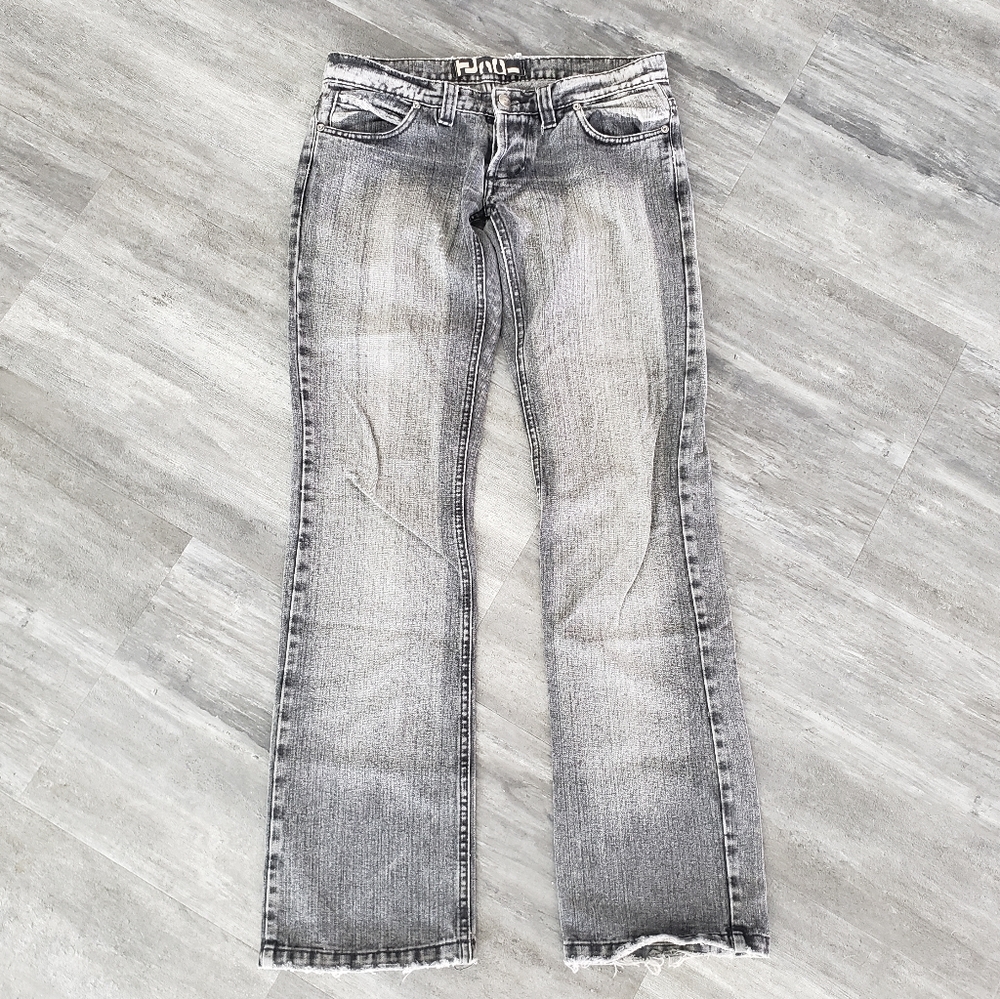 Black Faded Tucci Distressed Jean